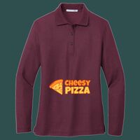 Women's Silk Touch Long Sleeve Polo Thumbnail
