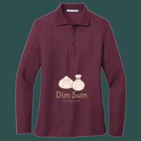 Women's Silk Touch Long Sleeve Polo Thumbnail