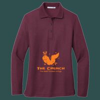 Women's Silk Touch Long Sleeve Polo Thumbnail