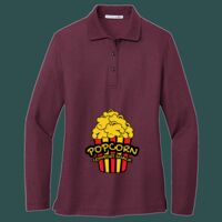 Women's Silk Touch Long Sleeve Polo Thumbnail