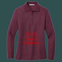 Women's Silk Touch Long Sleeve Polo Thumbnail