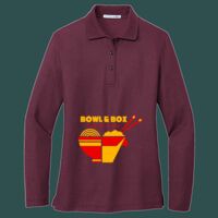 Women's Silk Touch Long Sleeve Polo Thumbnail