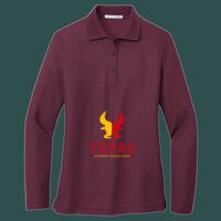 Women's Silk Touch Long Sleeve Polo Thumbnail