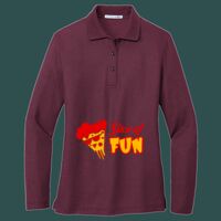 Women's Silk Touch Long Sleeve Polo Thumbnail