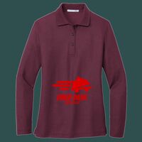 Women's Silk Touch Long Sleeve Polo Thumbnail