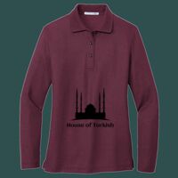 Women's Silk Touch Long Sleeve Polo Thumbnail