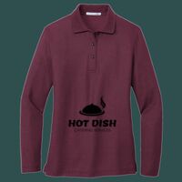 Women's Silk Touch Long Sleeve Polo Thumbnail