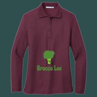 Women's Silk Touch Long Sleeve Polo Thumbnail
