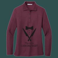 Women's Silk Touch Long Sleeve Polo Thumbnail