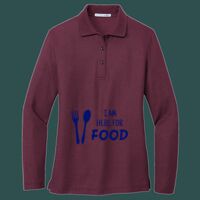 Women's Silk Touch Long Sleeve Polo Thumbnail