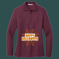 Women's Silk Touch Long Sleeve Polo Thumbnail