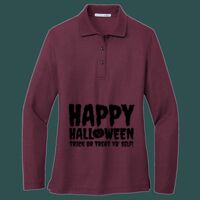 Women's Silk Touch Long Sleeve Polo Thumbnail