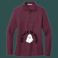 Women's Silk Touch Long Sleeve Polo Thumbnail