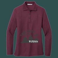 Women's Silk Touch Long Sleeve Polo Thumbnail