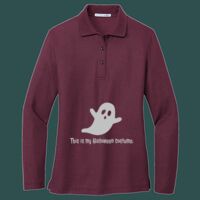 Women's Silk Touch Long Sleeve Polo Thumbnail