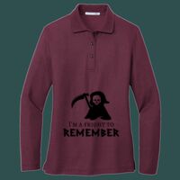 Women's Silk Touch Long Sleeve Polo Thumbnail