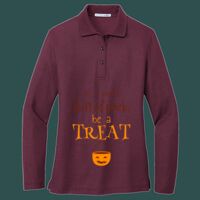 Women's Silk Touch Long Sleeve Polo Thumbnail