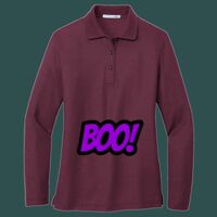 Women's Silk Touch Long Sleeve Polo Thumbnail