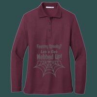 Women's Silk Touch Long Sleeve Polo Thumbnail