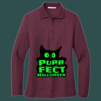 Women's Silk Touch Long Sleeve Polo Thumbnail