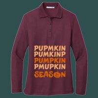 Women's Silk Touch Long Sleeve Polo Thumbnail