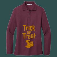 Women's Silk Touch Long Sleeve Polo Thumbnail