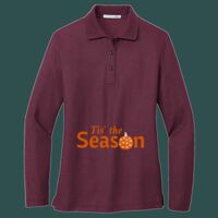 Women's Silk Touch Long Sleeve Polo Thumbnail