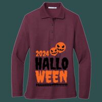 Women's Silk Touch Long Sleeve Polo Thumbnail