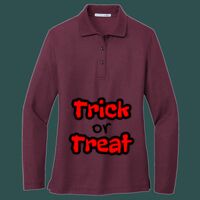 Women's Silk Touch Long Sleeve Polo Thumbnail