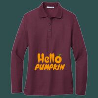 Women's Silk Touch Long Sleeve Polo Thumbnail