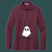 Women's Silk Touch Long Sleeve Polo Thumbnail