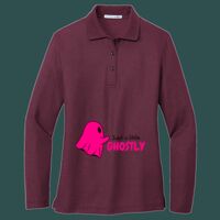 Women's Silk Touch Long Sleeve Polo Thumbnail