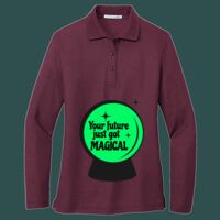 Women's Silk Touch Long Sleeve Polo Thumbnail