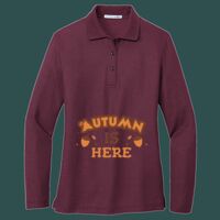 Women's Silk Touch Long Sleeve Polo Thumbnail