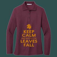 Women's Silk Touch Long Sleeve Polo Thumbnail