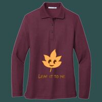 Women's Silk Touch Long Sleeve Polo Thumbnail