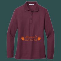 Women's Silk Touch Long Sleeve Polo Thumbnail