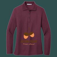 Women's Silk Touch Long Sleeve Polo Thumbnail