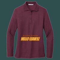 Women's Silk Touch Long Sleeve Polo Thumbnail