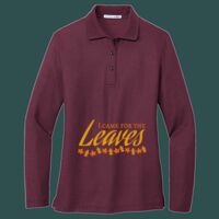 Women's Silk Touch Long Sleeve Polo Thumbnail