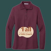 Women's Silk Touch Long Sleeve Polo Thumbnail