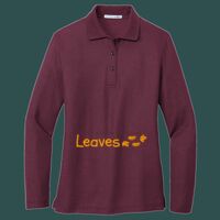 Women's Silk Touch Long Sleeve Polo Thumbnail