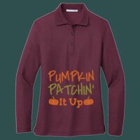 Women's Silk Touch Long Sleeve Polo Thumbnail