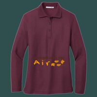 Women's Silk Touch Long Sleeve Polo Thumbnail