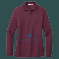 Women's Silk Touch Long Sleeve Polo Thumbnail