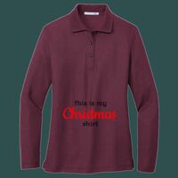 Women's Silk Touch Long Sleeve Polo Thumbnail