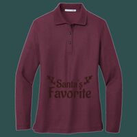 Women's Silk Touch Long Sleeve Polo Thumbnail
