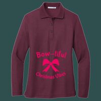 Women's Silk Touch Long Sleeve Polo Thumbnail