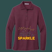 Women's Silk Touch Long Sleeve Polo Thumbnail