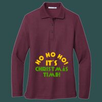 Women's Silk Touch Long Sleeve Polo Thumbnail